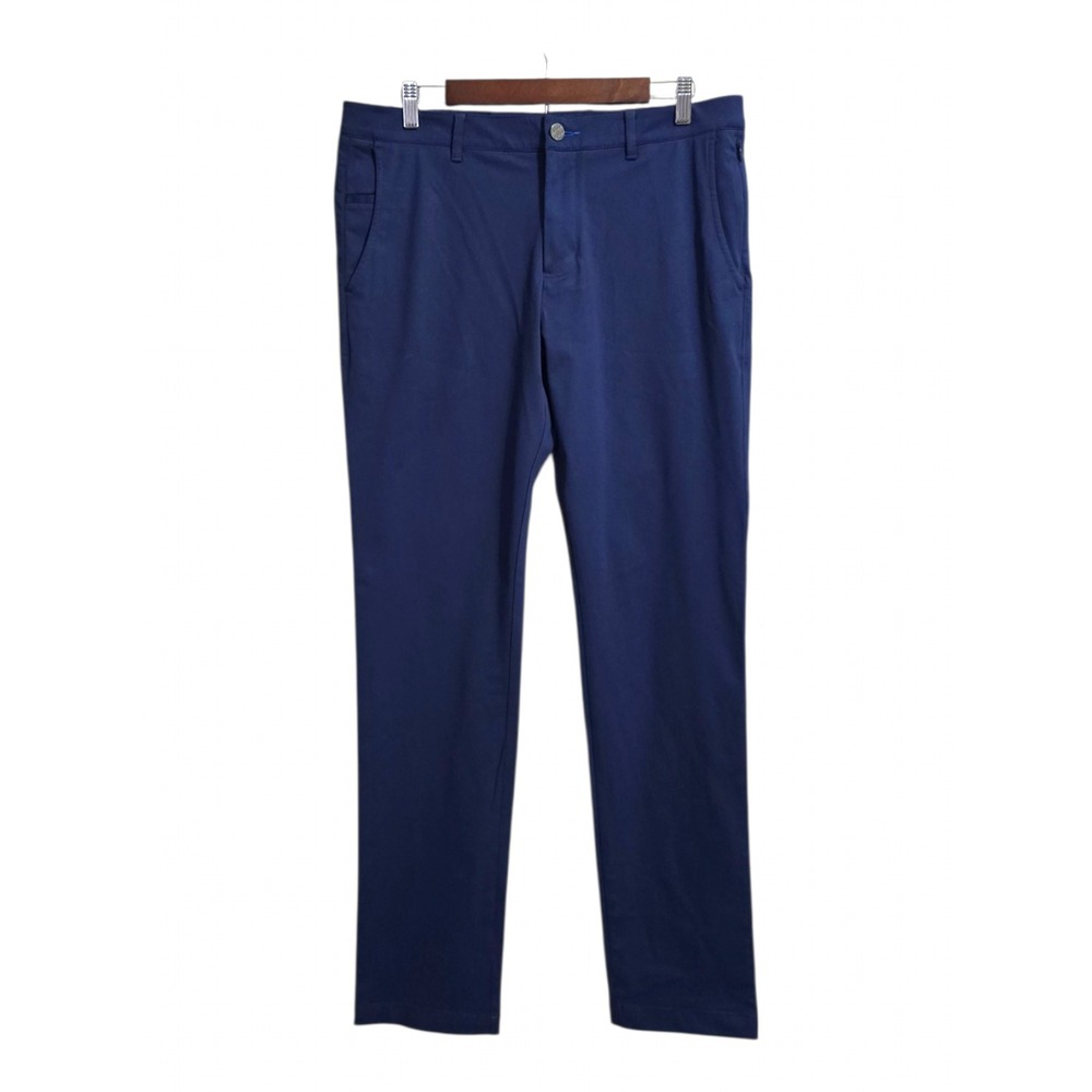 Twillory Trim Fit Stretch Performance Pants In Cobalt Blue Sz 34x33